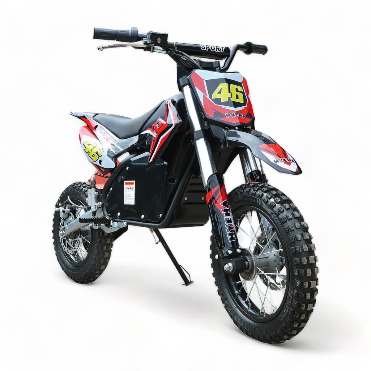 KQ1600 48v 1600w Electric Dirt Bike - Red