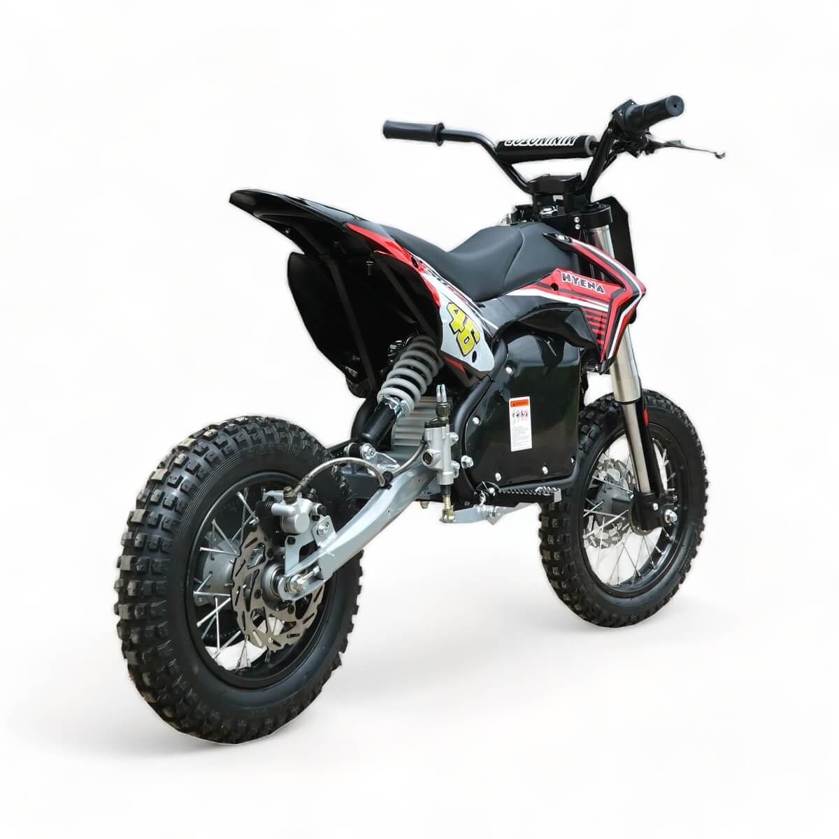 KQ1600 48v 1600w Electric Dirt Bike - Red
