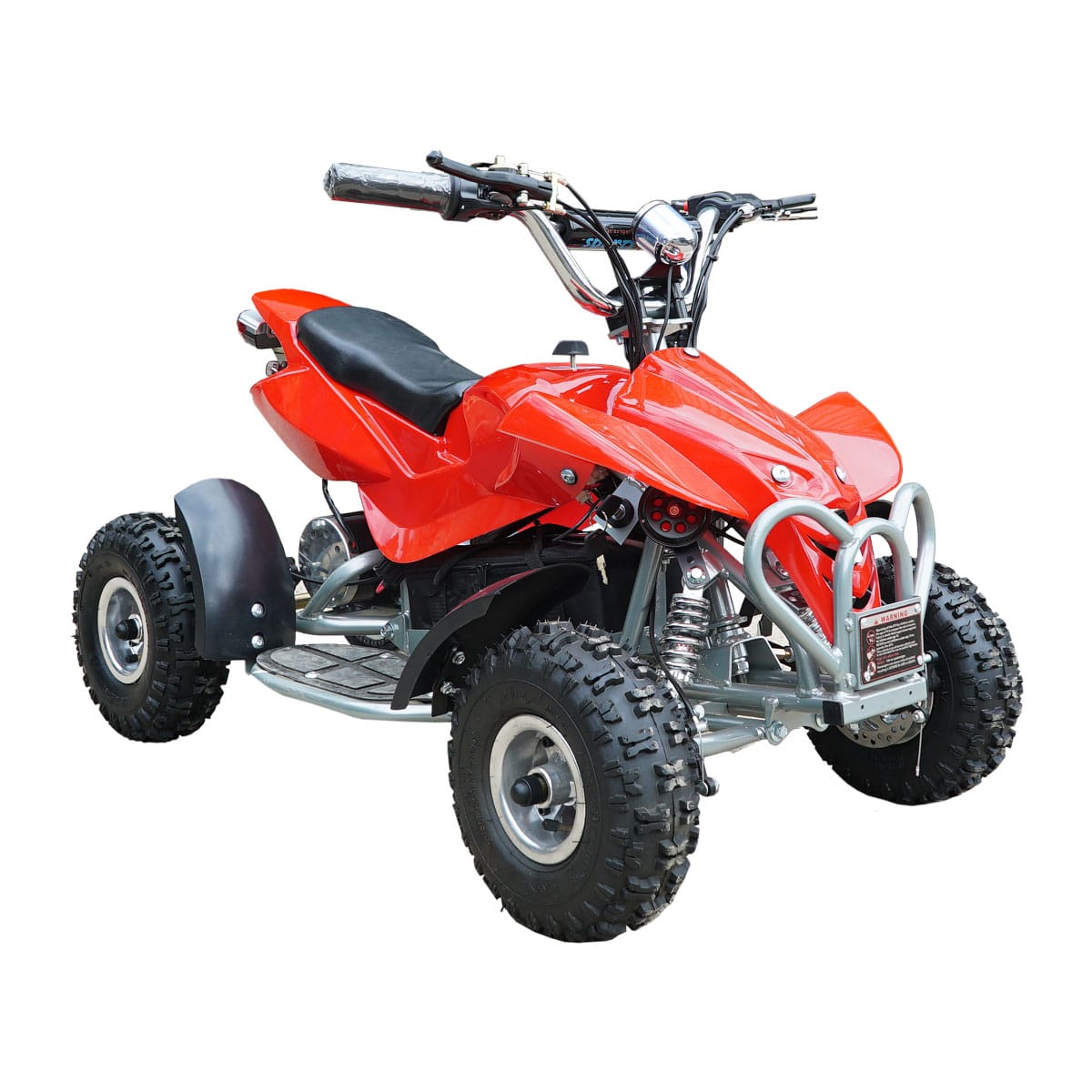 Sport 36v red - right silver bars