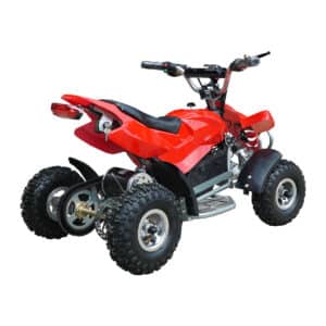Sport 36v red - rear silver bars
