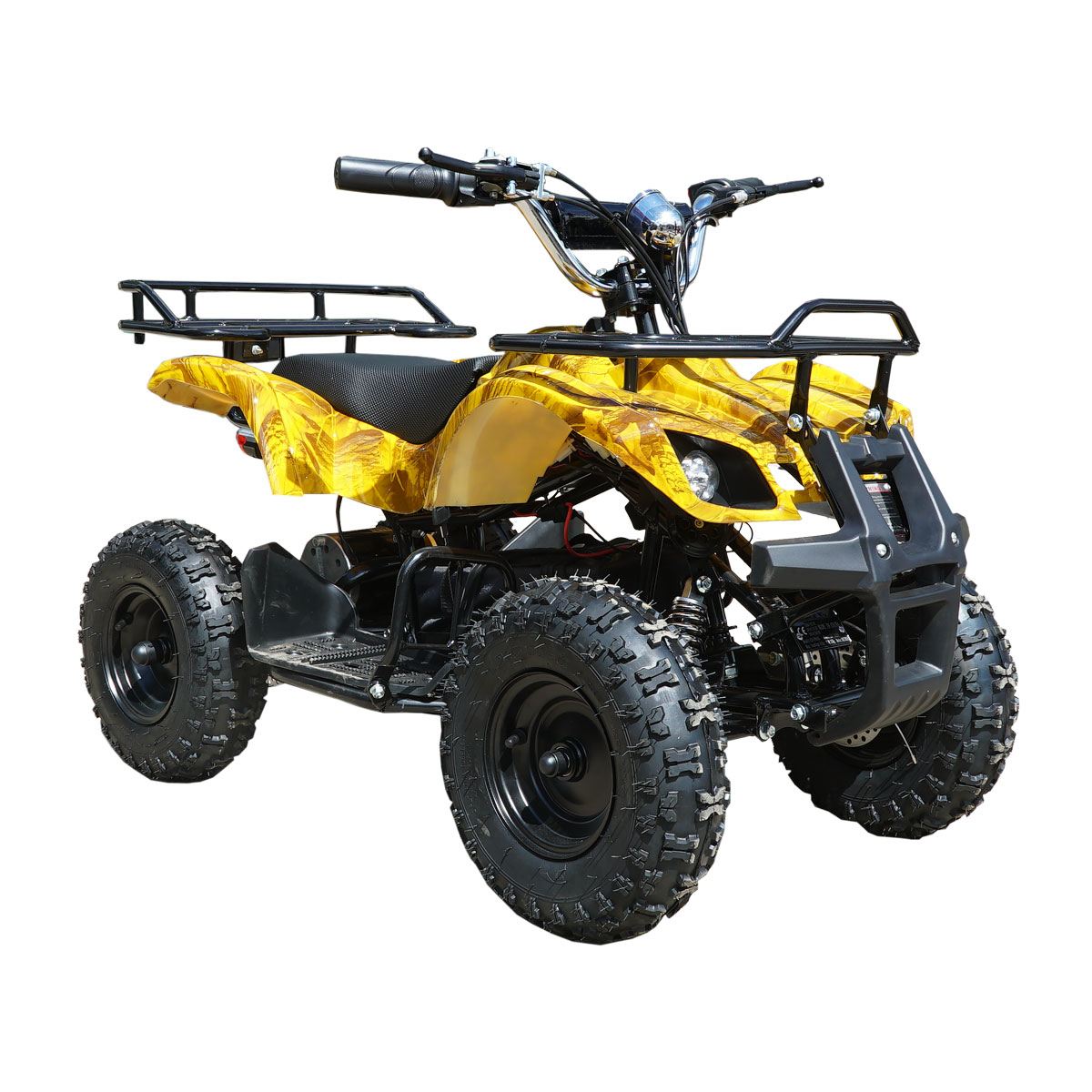 Trek 36v 1000w Electric Quad - Maple Yellow