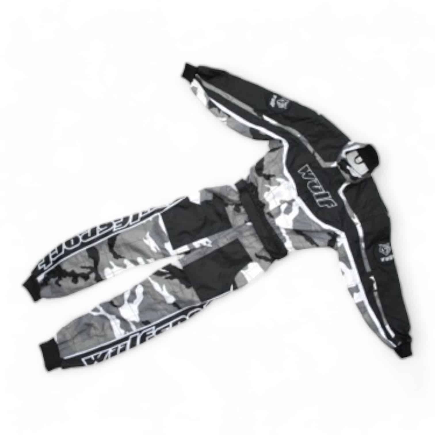 Wulfsport Race Suit Camo Black