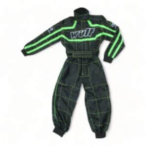 Wulfsport Race Suit Black Green